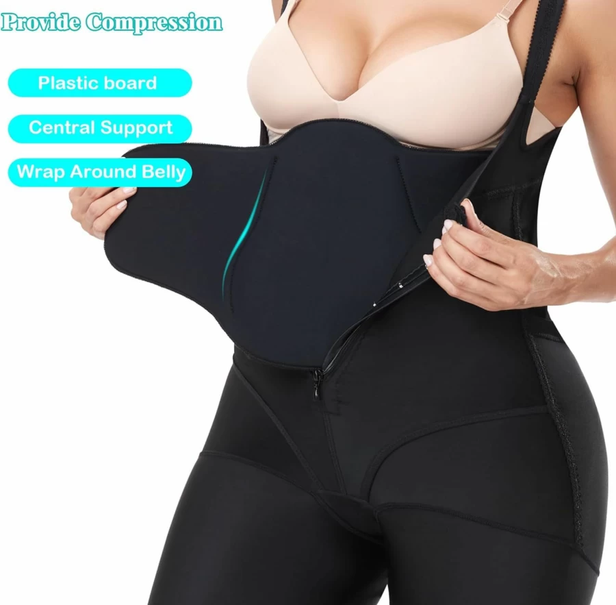 PAZ WEAN Post-Surgery Lipo Foam Pads with Wrap Around Abdominal Compression Board for Tummy Tuck & Body Contouring
