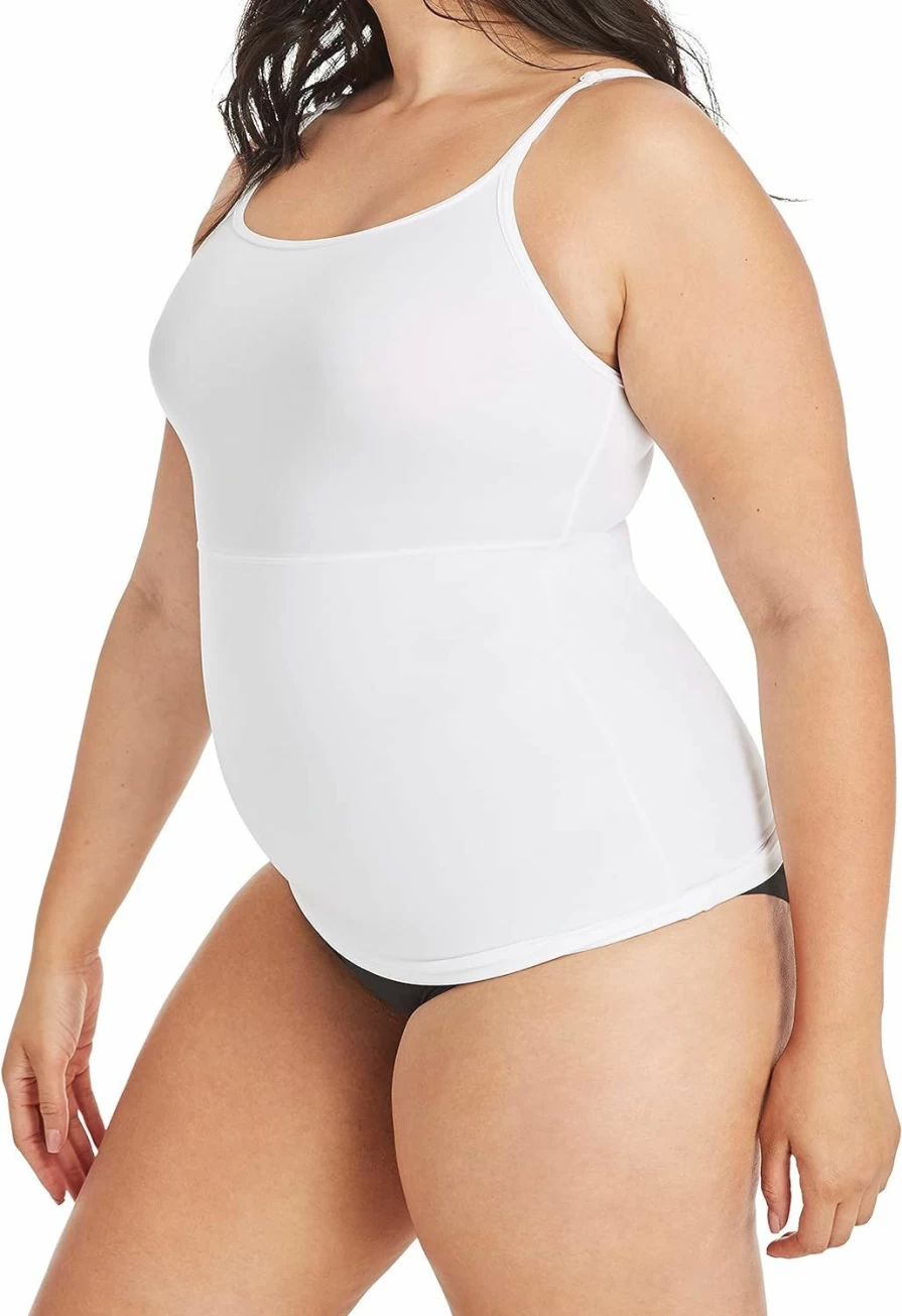 Maidenform Women's Firm Control Shapewear Camisole - Microfiber Long Length Cami for Smoothing & Slimming