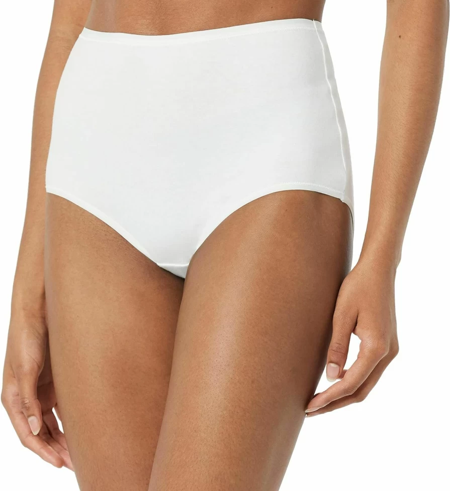 Amazon Essentials Women's Plus Size Cotton High Waisted Underwear 6-Pack, Soft Breathable Panties