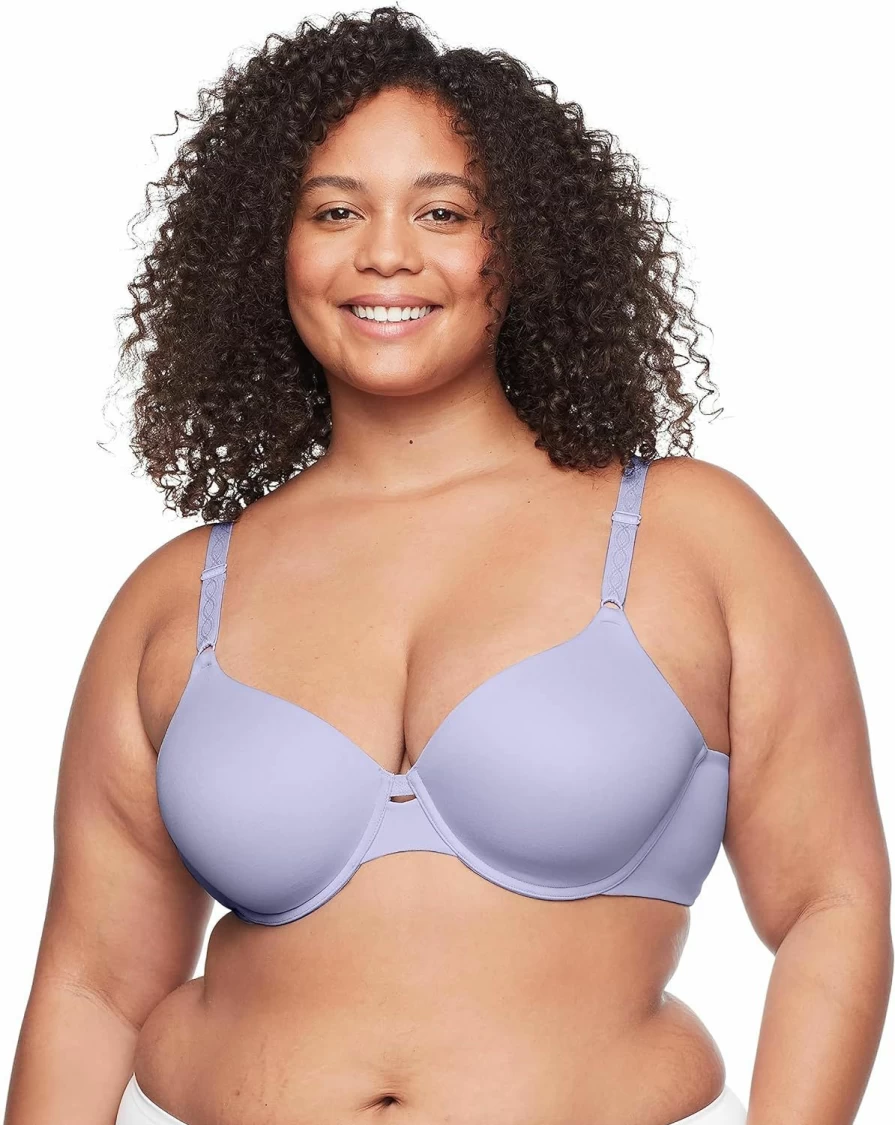 Warner's Women's RB1691A Cloud 9 Super Soft Underwire Lightly Lined T-Shirt Bra - Comfortable Wireless Support Everyday Wear