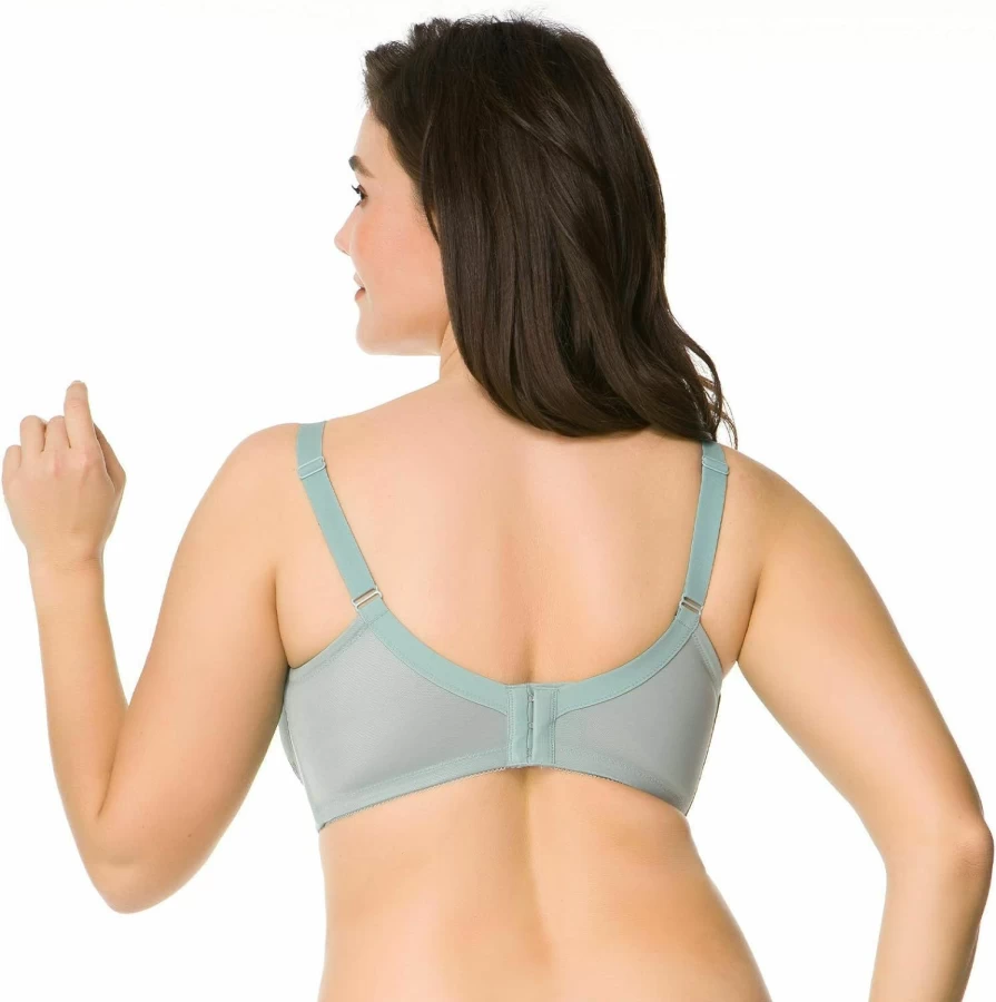 HSIA Women's Full Coverage Minimizer Bra - Unlined Lace Underwire Plus Size Bra for Large Breasts