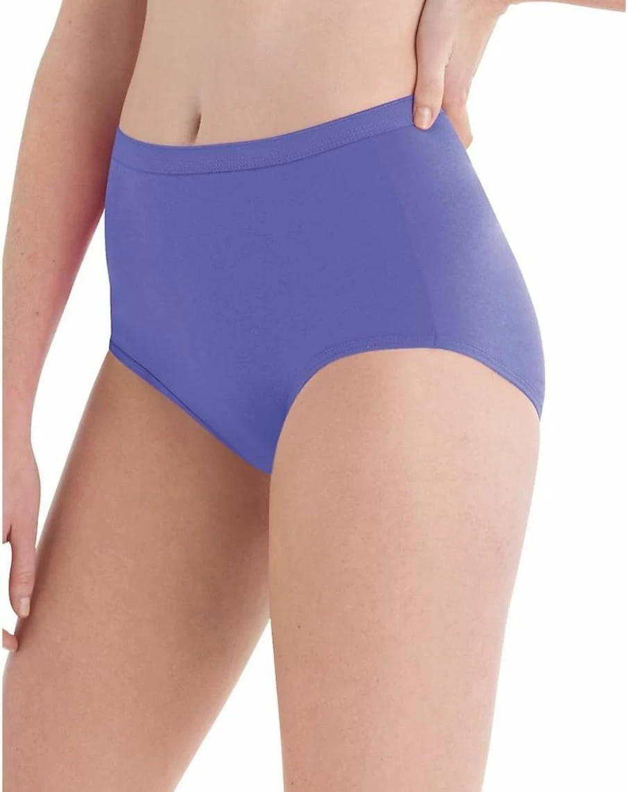 Hanes Women's 10-Pack Assorted Color Cotton Brief Underwear Value Pack | Comfortable Multipack Underwear