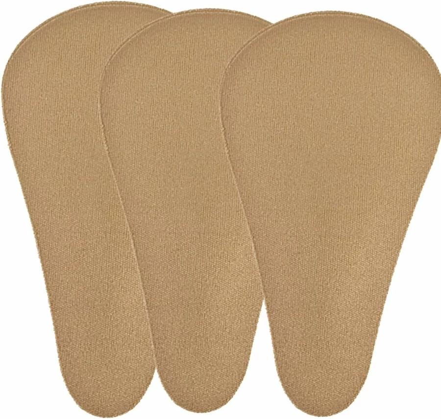 Braza Camel Foam Inserts - No Camel Toe, Comfortable Brown Shoe Pads, One Size Fits All