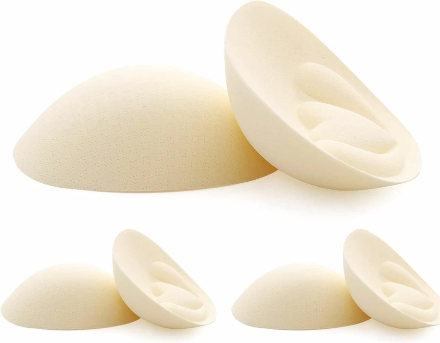 FOOT OF THE TREE Super Thick Push Up Bra Pads - 3 Pairs Removable Breast Enhancers for Maximum Lift & Comfort