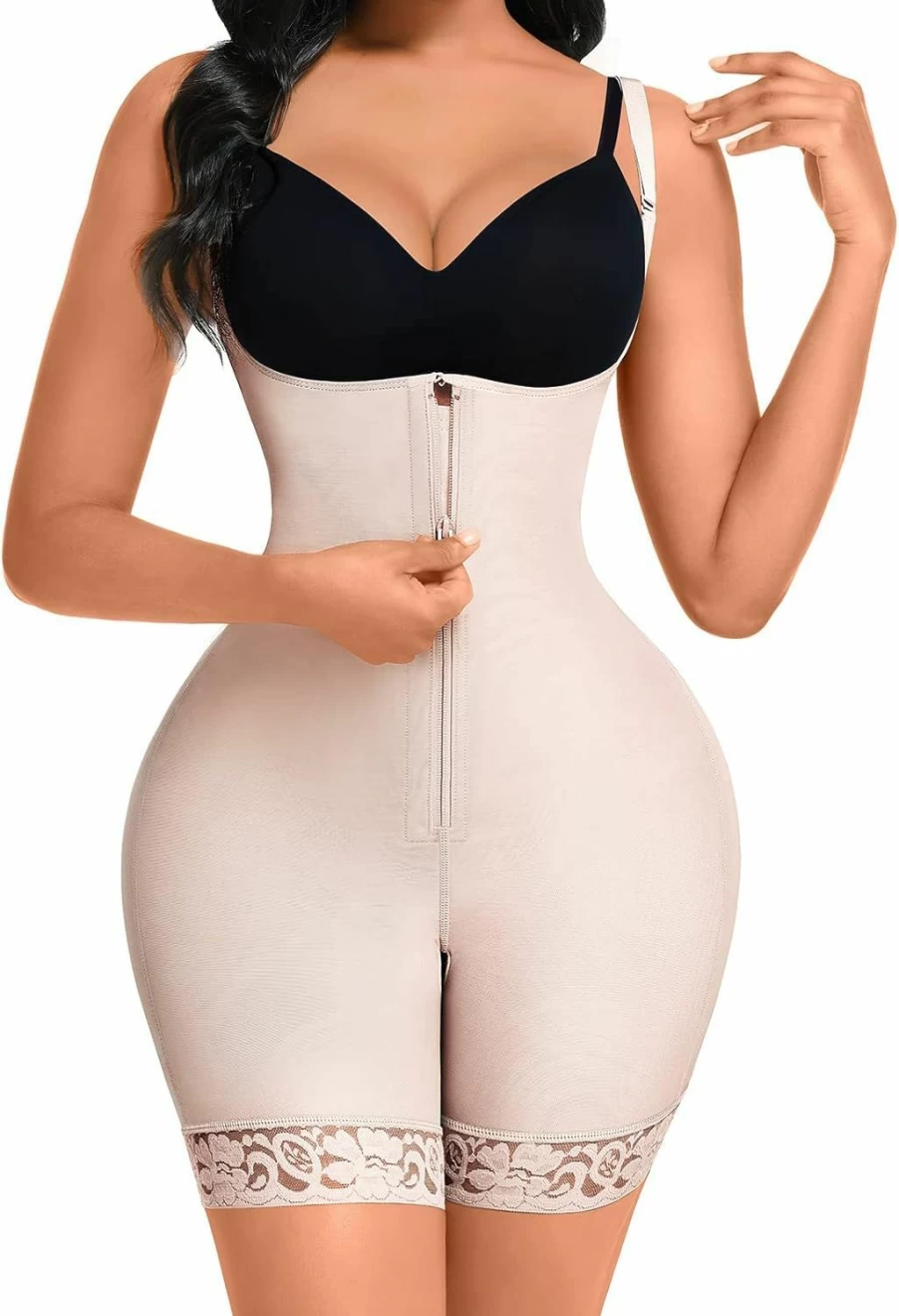 FeelinGirl Plus Size Shapewear for Women - Tummy Control Body Shaper, Butt Lifting & Thigh Slimming Faja Girdle