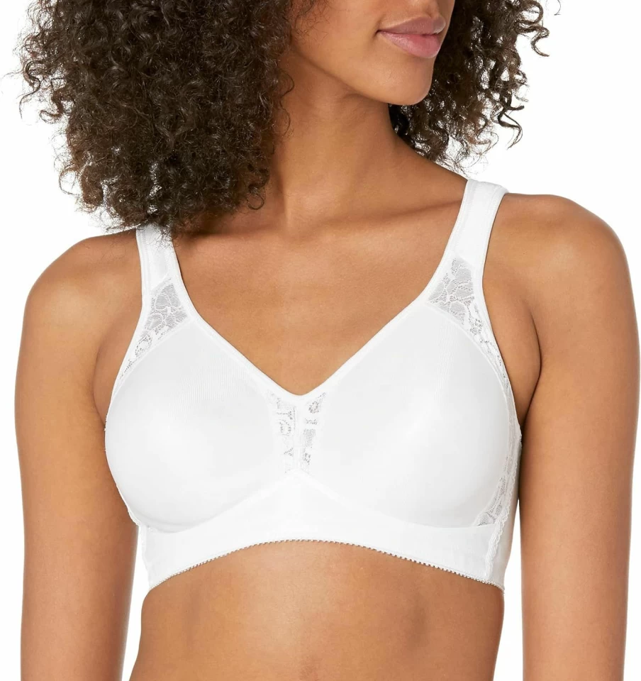Playtex Women's 18-Hour Seamless ComfortFlex Wire-Free Bra US4395 - Comfortable Support Bra for Everyday Wear