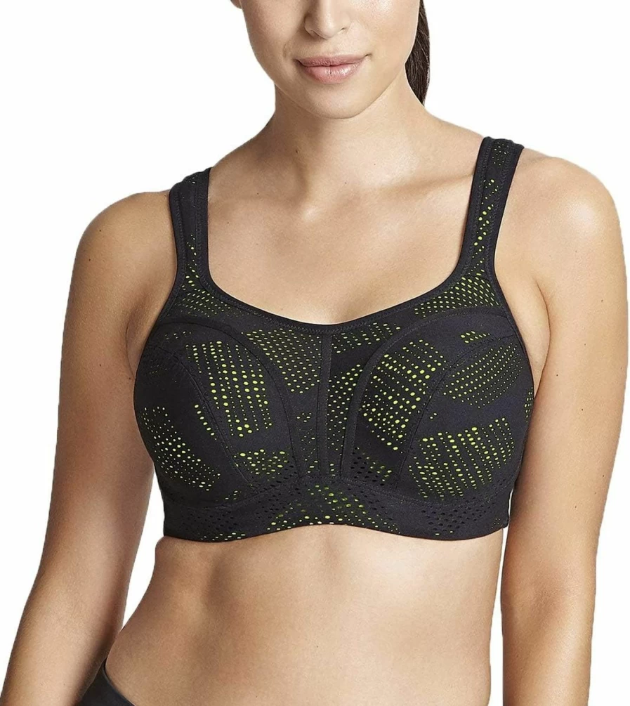 Panache Women's Underwire Sports Bra - High Support Wire-Free Activewear for Running & Workouts