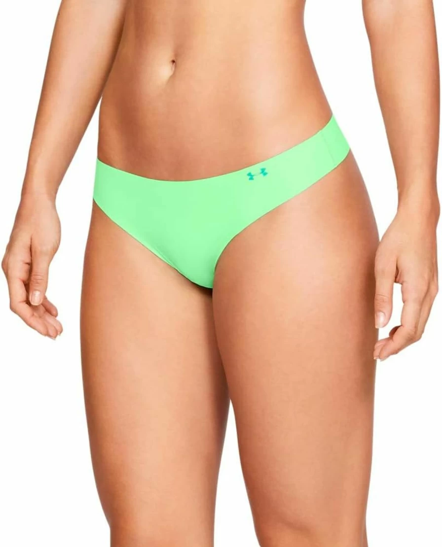 Under Armour Women's Pure Stretch Thong Underwear 3-Pack - Comfortable & Breathable Athletic Underwear for Women
