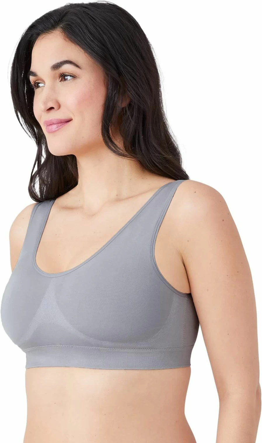 Wacoal Women's B-Smooth Comfort Wireless Bralette with Wide Support Straps