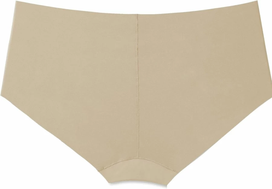 WANDER Women's No Show Hipster Panties 3-Pack - Seamless, Cool Stretch, Low Panty Line Underwear