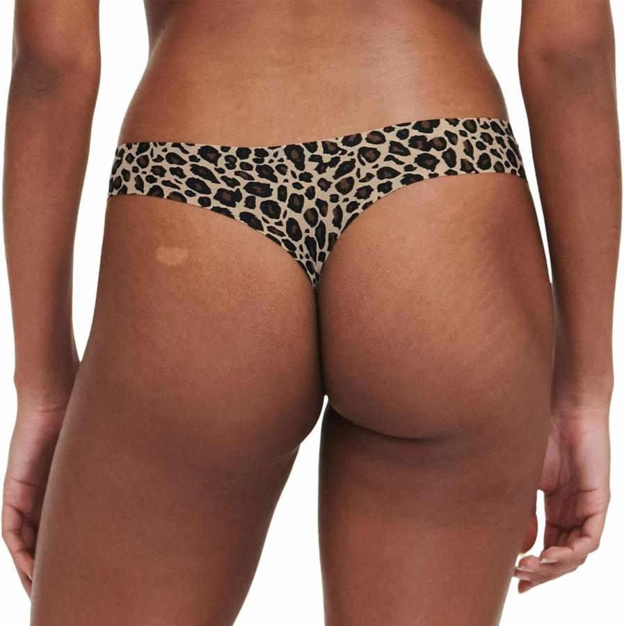 Chantelle Women's Seamless Soft Stretch Thong Underwear - One Size Fits All Comfort