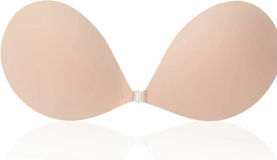 Awant Silicone Adhesive Bra - Strapless Backless Sticky Push Up Bra for Women, Invisible Lift Sticky Boobs