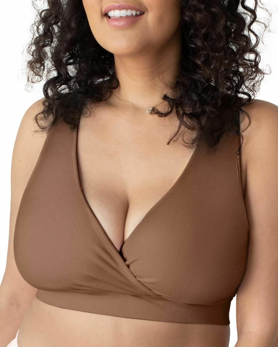Kindred Bravely Organic Cotton Wireless Maternity Sleep Bra - Ultra Soft Nursing Bra for Comfort & Support