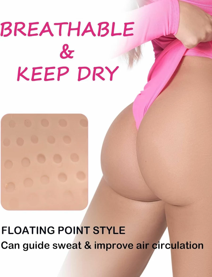KUMIHO Realistic Silicone Butt Enhancer Panty - Hip Padding Shaper for Drag Queens & Crossdressers - Natural Looking Big Butt Lift Underwear