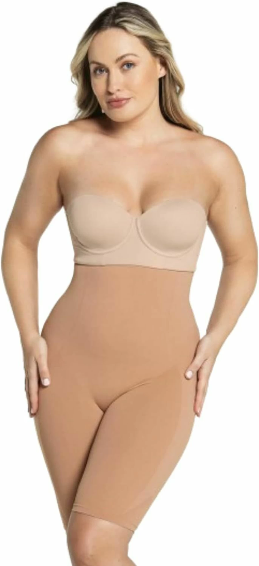 Leonisa High Waisted Shapewear for Women - Tummy Control Bodysuit with Butt Lifting & Invisible Fit