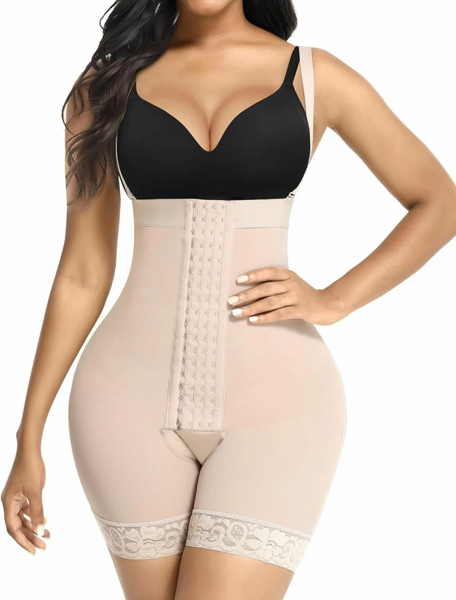 FeelinGirl Colombian Fajas for Women - Postpartum & Post Surgery Shapewear with Tummy Control - High Compression Body Shaper Garment