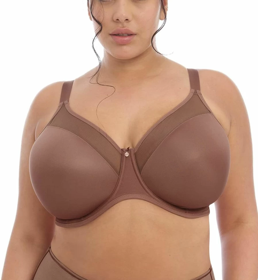 Elomi Smooth Unlined Underwire Molded Bra 4301 - Comfortable Supportive Full-Coverage Bra for Women