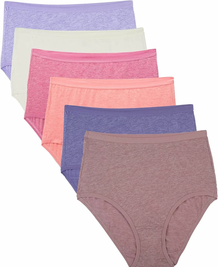 Fruit of the Loom Women's Ultra Soft Breathable Cotton Underwear - Premium Comfort Panties