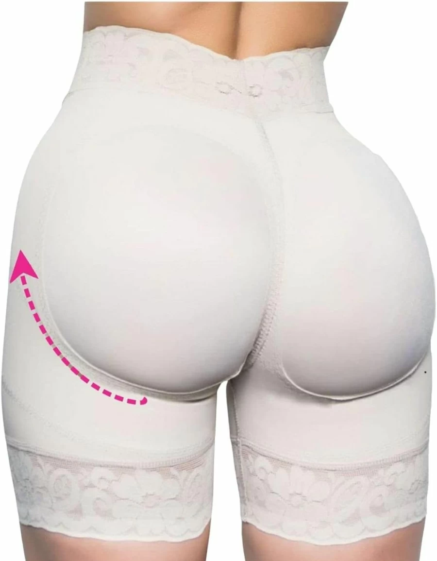 Fajas Colombia Powernet Butt Lifter Shorts - High Compression Shapewear for Abdomen & Butt Lifting
