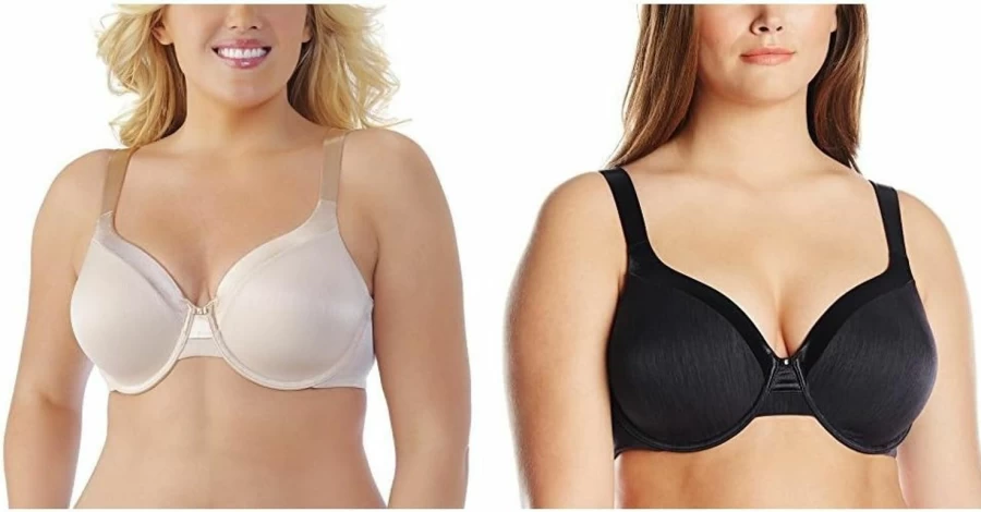 Vanity Fair Women's Full Figure Zoned-In Support Bra with Lightly Lined Cups – Comfort & Lift for DD Sizes
