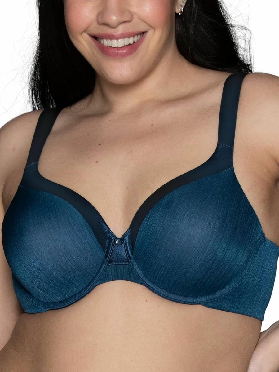 Vanity Fair Women's Full Figure Zoned-In Support Bra with Lightly Lined Cups – Comfort & Lift for DD Sizes