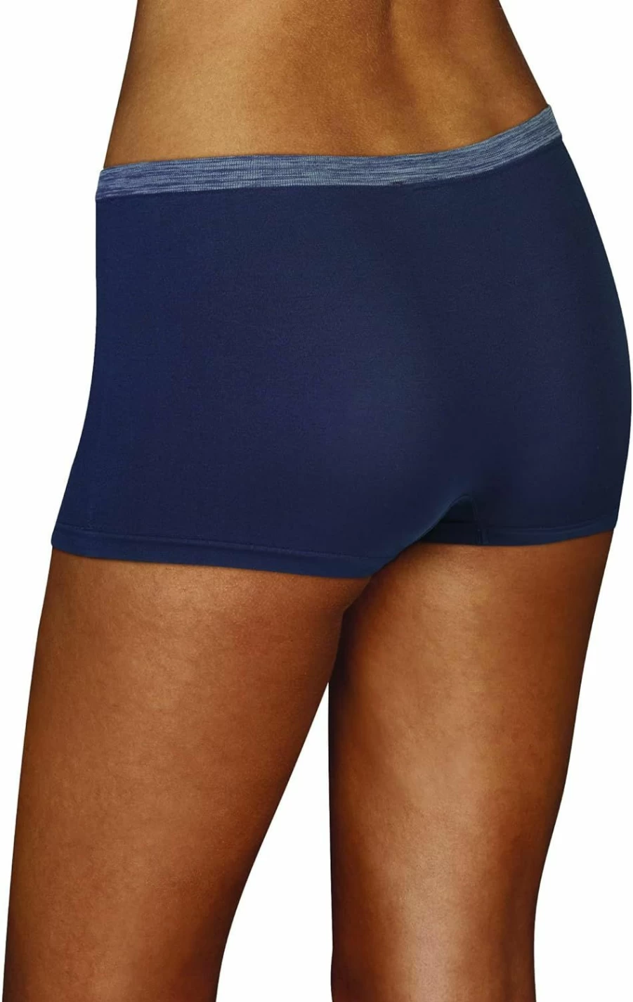Hanes Women's Comfort Flex Fit Seamless Underwear 6-Pack - Bikini, Boyshort & Thong Panties