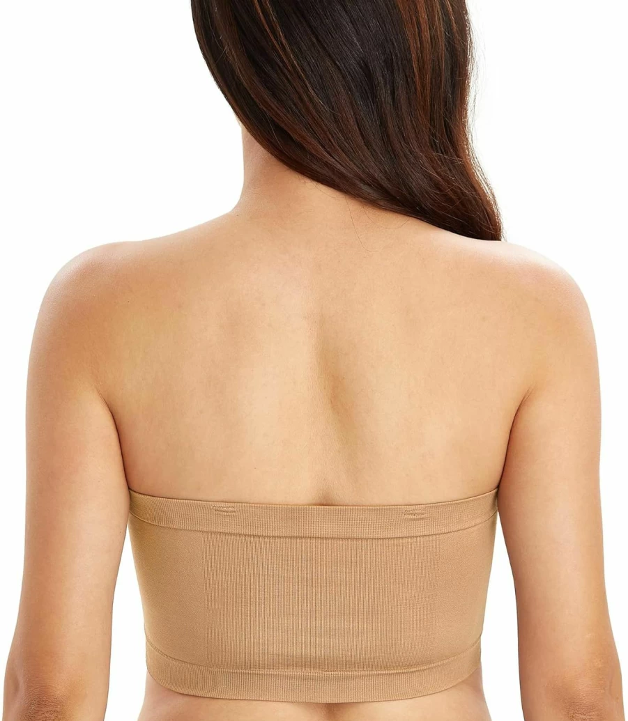 DotVol Women's Multiway Underwire Bralette - Non-Padded Bandeau Tube Top for Versatile Wear