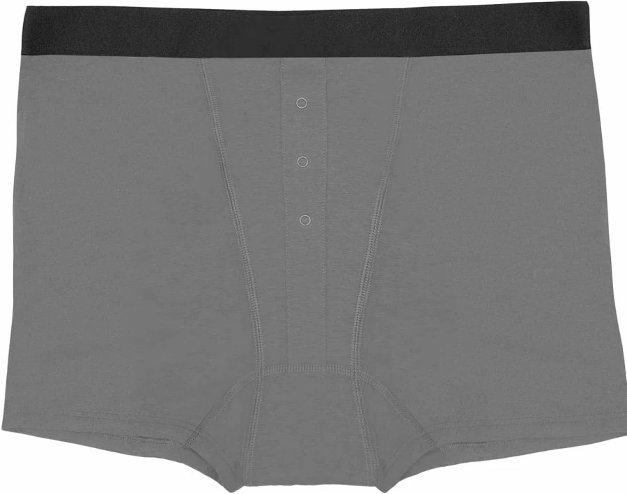 THINX Modal Cotton Boyshort Period Underwear for Women - HSA/FSA Approved, Leak-Proof, Holds 5 Tampons, Black, Medium - Sustainable Feminine Care